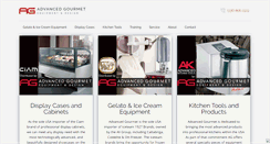 Desktop Screenshot of advancedgourmet.com